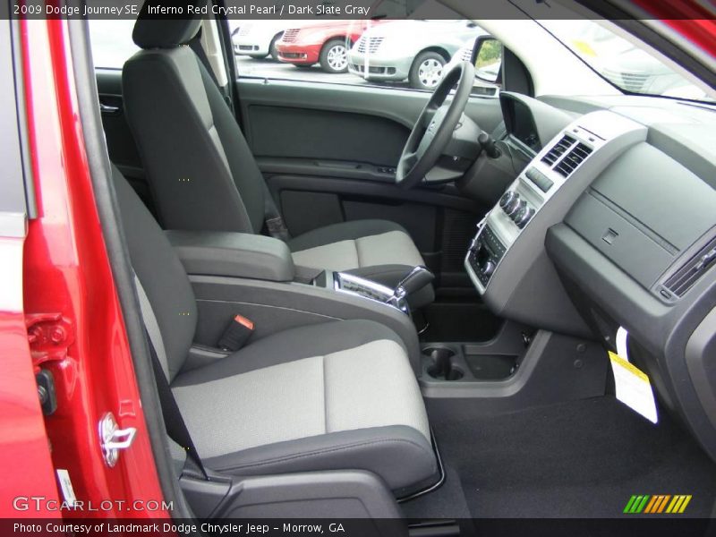 Inferno Red Crystal Pearl / Dark Slate Gray 2009 Dodge Journey SE