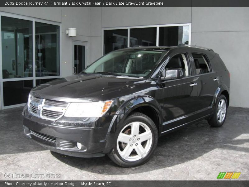 Brilliant Black Crystal Pearl / Dark Slate Gray/Light Graystone 2009 Dodge Journey R/T