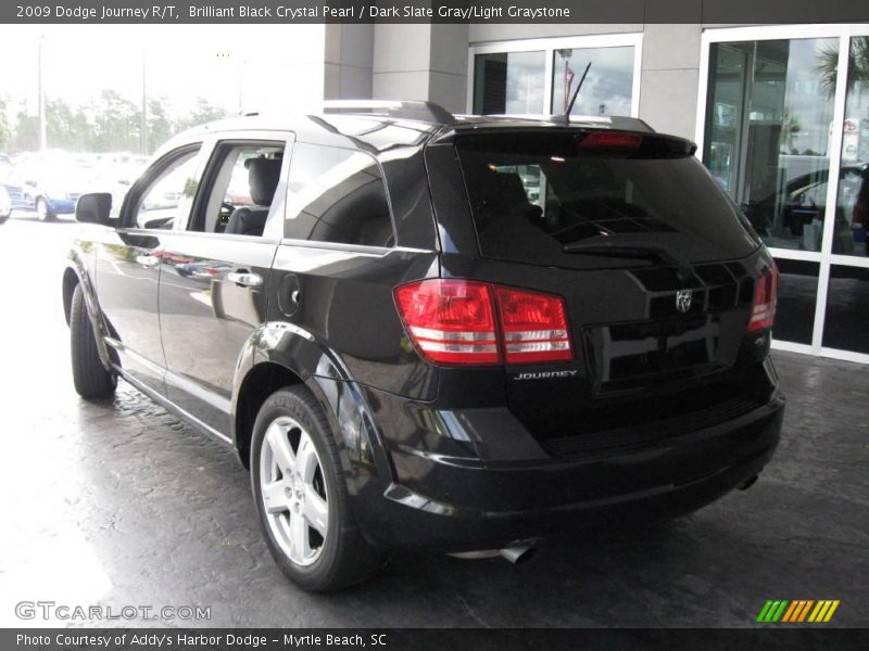 Brilliant Black Crystal Pearl / Dark Slate Gray/Light Graystone 2009 Dodge Journey R/T
