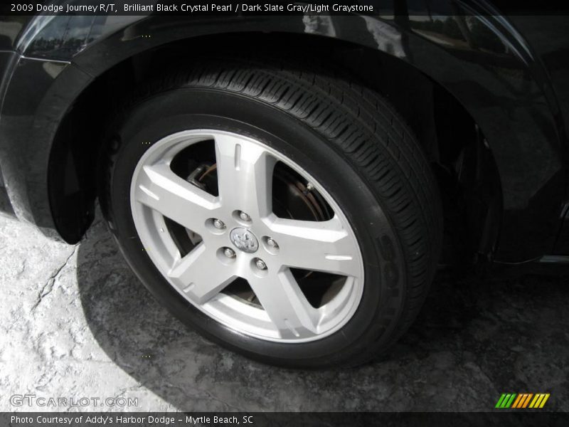 Brilliant Black Crystal Pearl / Dark Slate Gray/Light Graystone 2009 Dodge Journey R/T