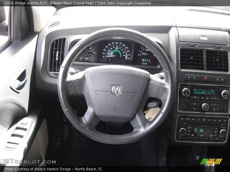 Brilliant Black Crystal Pearl / Dark Slate Gray/Light Graystone 2009 Dodge Journey R/T