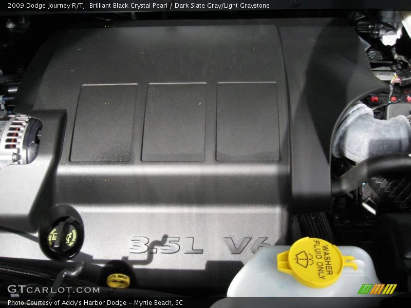 Brilliant Black Crystal Pearl / Dark Slate Gray/Light Graystone 2009 Dodge Journey R/T