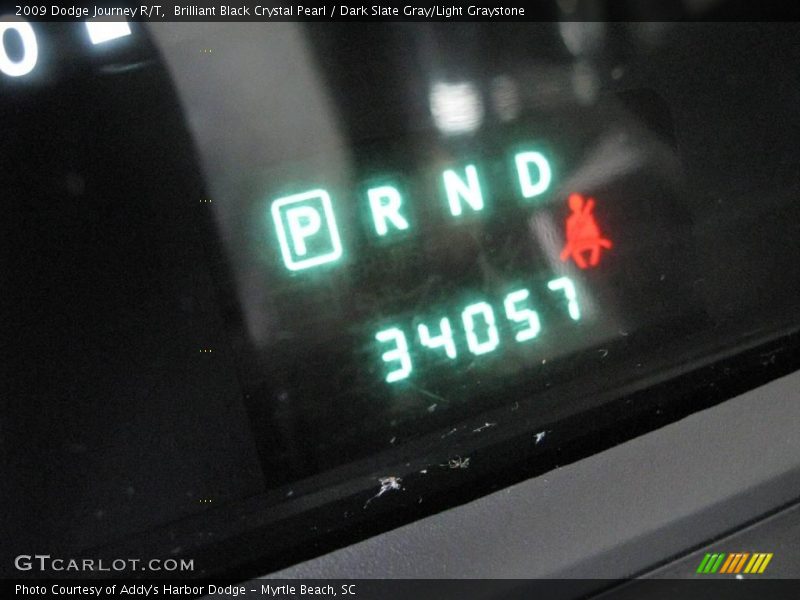 Brilliant Black Crystal Pearl / Dark Slate Gray/Light Graystone 2009 Dodge Journey R/T