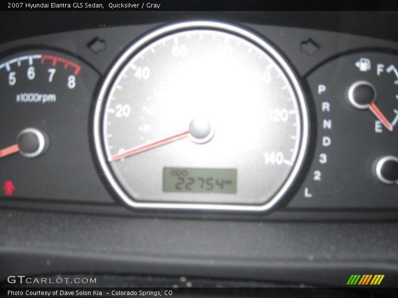 Quicksilver / Gray 2007 Hyundai Elantra GLS Sedan