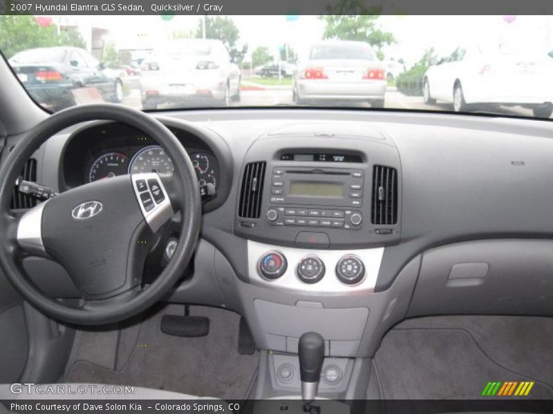 Quicksilver / Gray 2007 Hyundai Elantra GLS Sedan