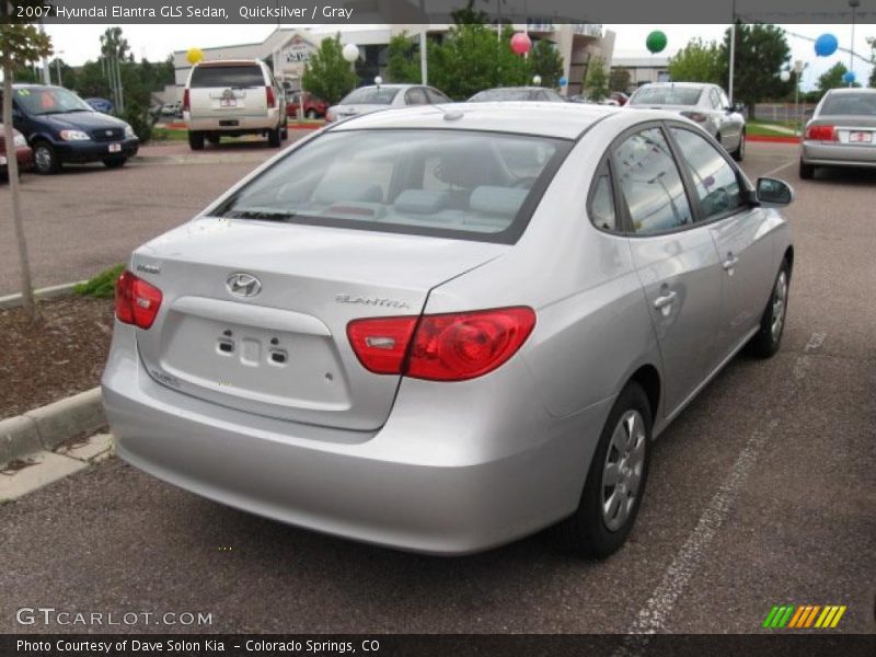 Quicksilver / Gray 2007 Hyundai Elantra GLS Sedan
