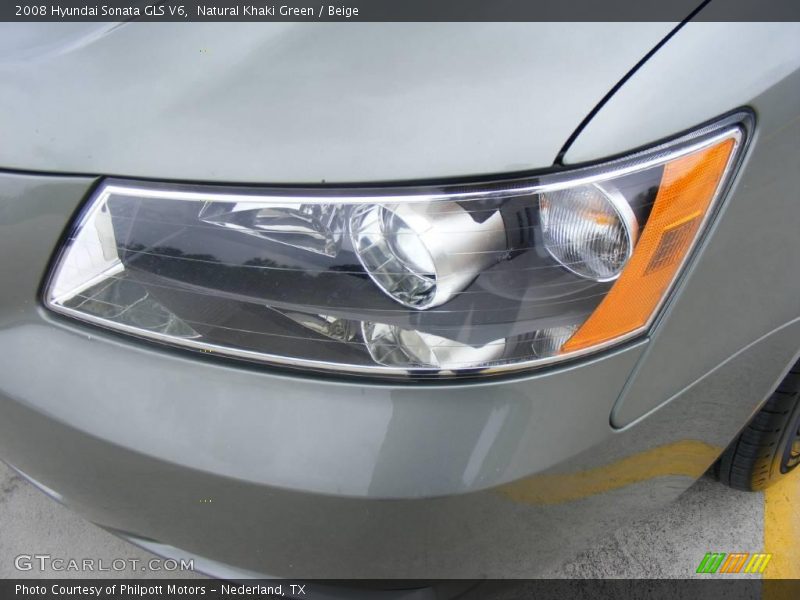 Natural Khaki Green / Beige 2008 Hyundai Sonata GLS V6