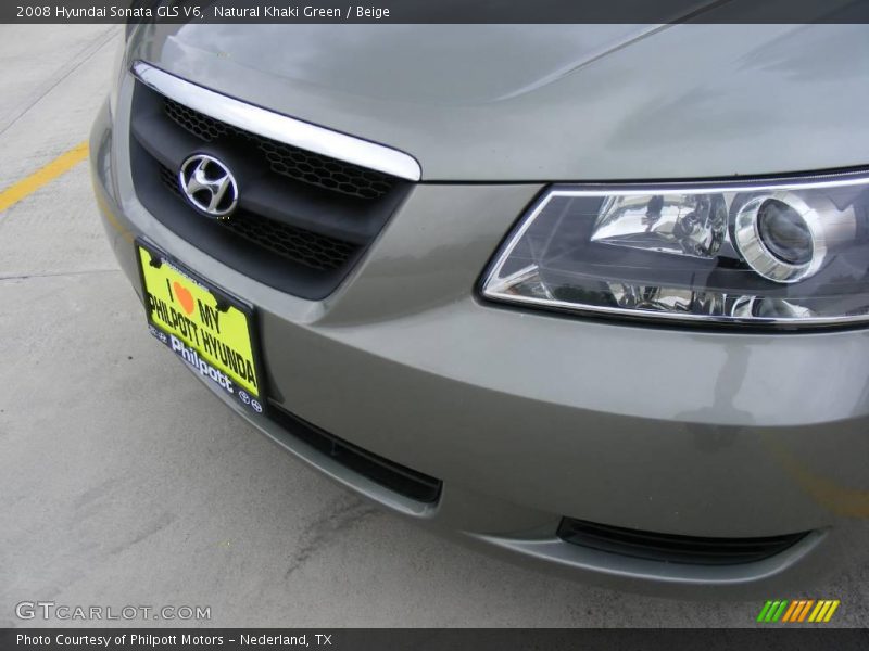 Natural Khaki Green / Beige 2008 Hyundai Sonata GLS V6