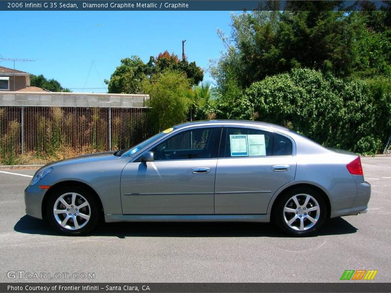 Diamond Graphite Metallic / Graphite 2006 Infiniti G 35 Sedan