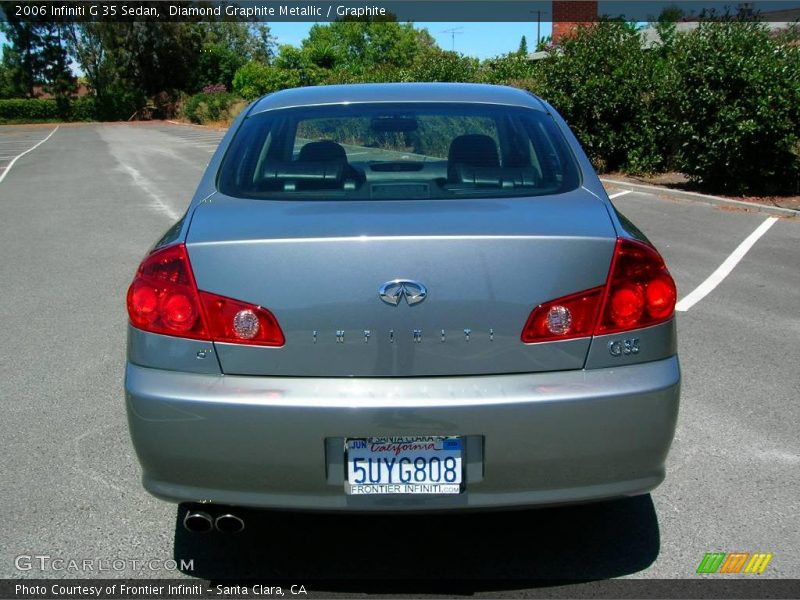 Diamond Graphite Metallic / Graphite 2006 Infiniti G 35 Sedan