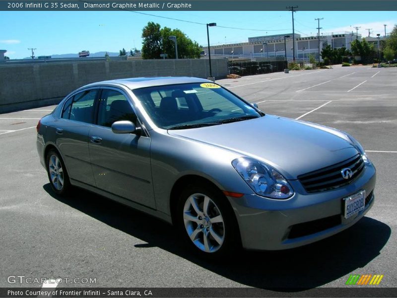Diamond Graphite Metallic / Graphite 2006 Infiniti G 35 Sedan