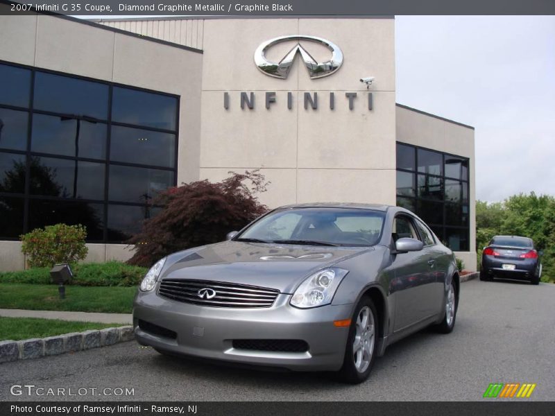 Diamond Graphite Metallic / Graphite Black 2007 Infiniti G 35 Coupe