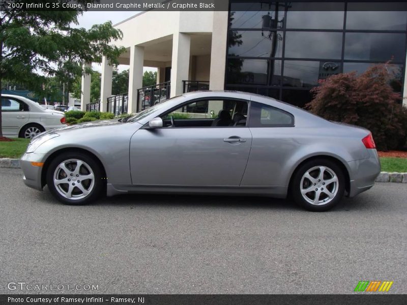 Diamond Graphite Metallic / Graphite Black 2007 Infiniti G 35 Coupe