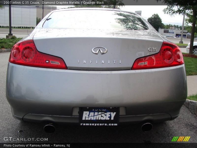 Diamond Graphite Metallic / Graphite Black 2007 Infiniti G 35 Coupe