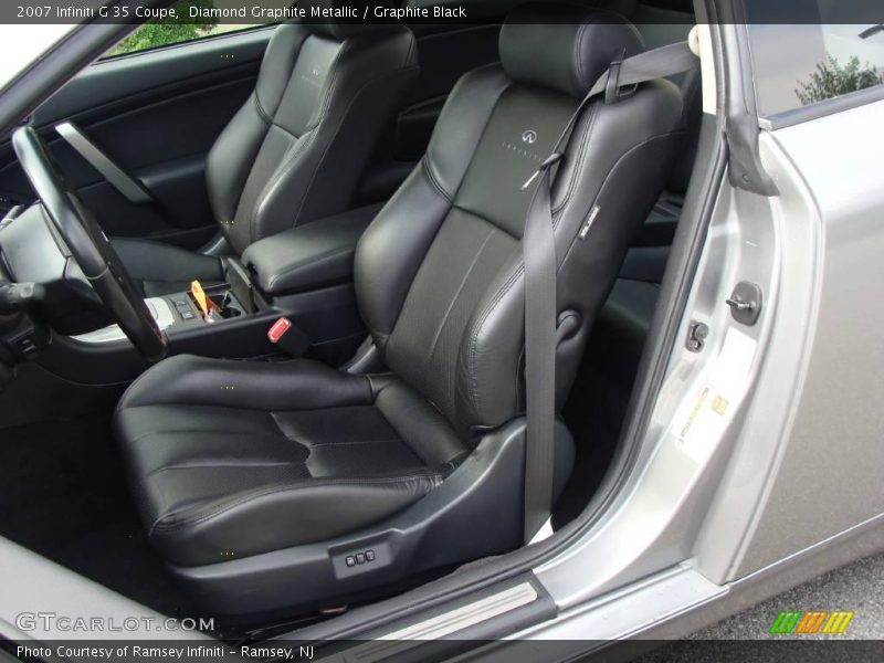 Diamond Graphite Metallic / Graphite Black 2007 Infiniti G 35 Coupe