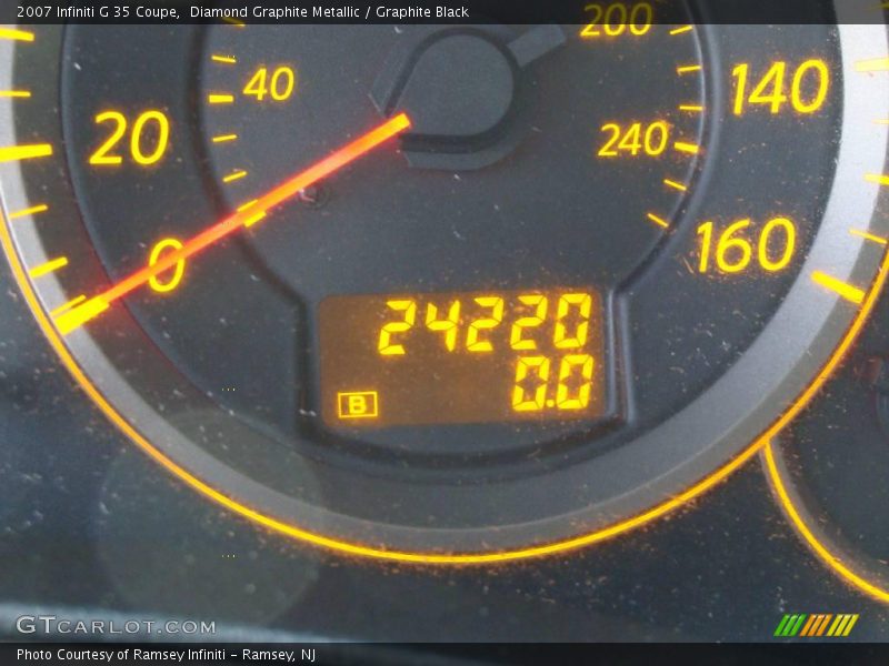 Diamond Graphite Metallic / Graphite Black 2007 Infiniti G 35 Coupe