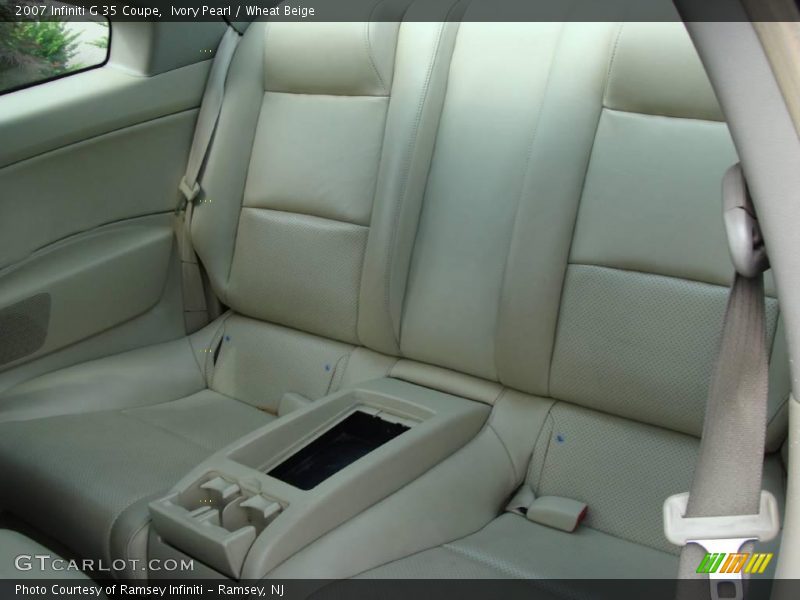 Ivory Pearl / Wheat Beige 2007 Infiniti G 35 Coupe