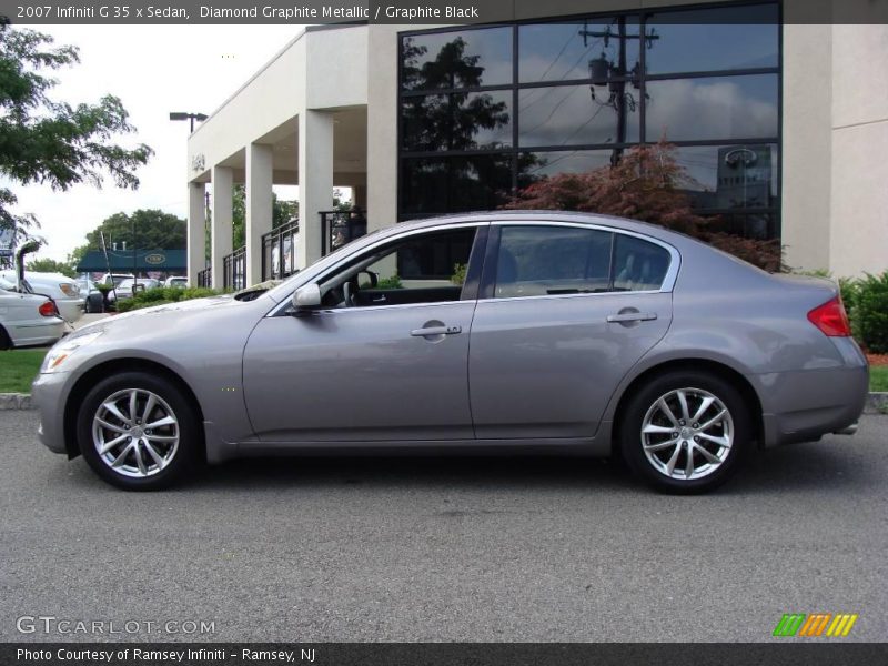 Diamond Graphite Metallic / Graphite Black 2007 Infiniti G 35 x Sedan