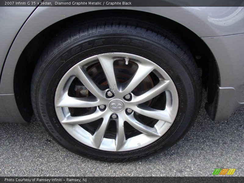 Diamond Graphite Metallic / Graphite Black 2007 Infiniti G 35 x Sedan