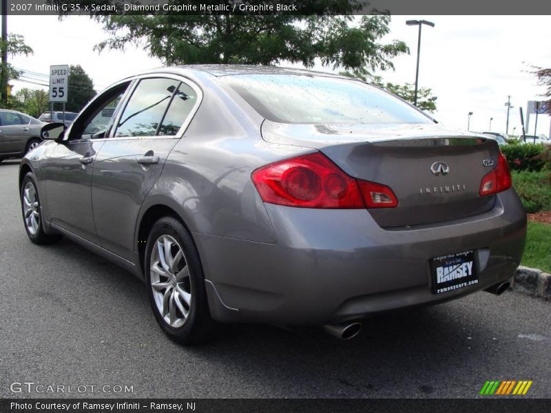 Diamond Graphite Metallic / Graphite Black 2007 Infiniti G 35 x Sedan