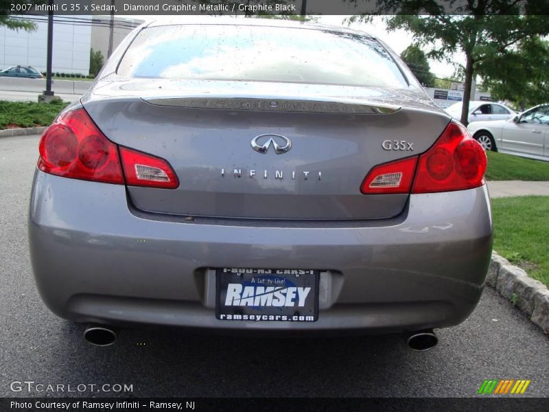 Diamond Graphite Metallic / Graphite Black 2007 Infiniti G 35 x Sedan