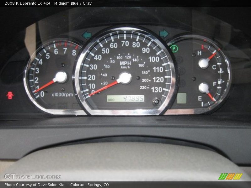 Midnight Blue / Gray 2008 Kia Sorento LX 4x4
