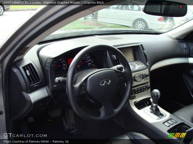 Diamond Graphite Metallic / Graphite Black 2007 Infiniti G 35 x Sedan