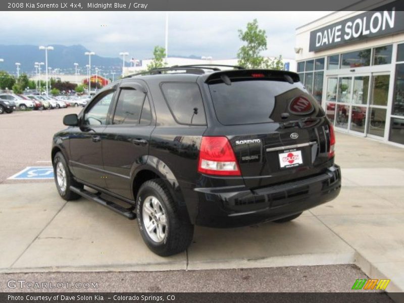 Midnight Blue / Gray 2008 Kia Sorento LX 4x4