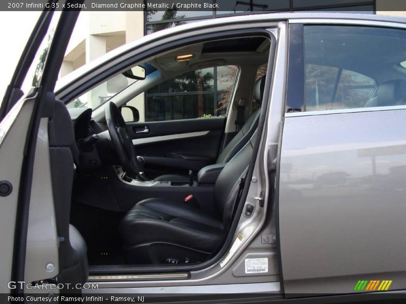 Diamond Graphite Metallic / Graphite Black 2007 Infiniti G 35 x Sedan