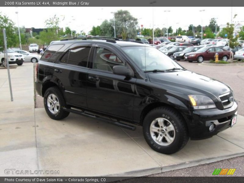 Midnight Blue / Gray 2008 Kia Sorento LX 4x4