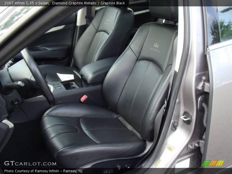 Diamond Graphite Metallic / Graphite Black 2007 Infiniti G 35 x Sedan