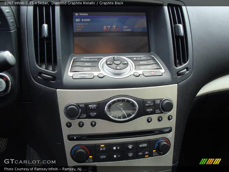 Diamond Graphite Metallic / Graphite Black 2007 Infiniti G 35 x Sedan