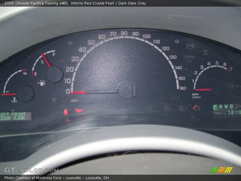 Inferno Red Crystal Pearl / Dark Slate Gray 2005 Chrysler Pacifica Touring AWD