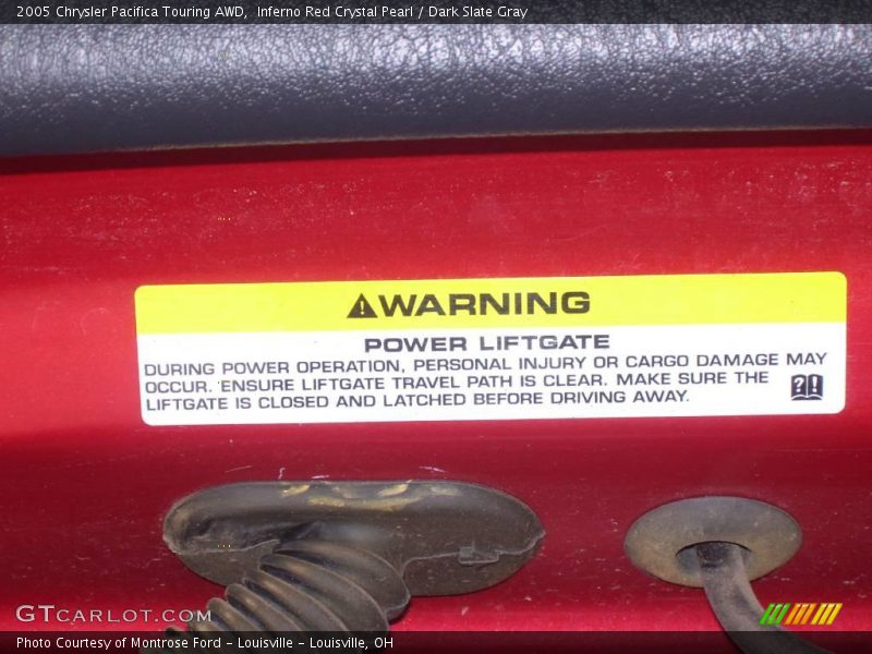 Inferno Red Crystal Pearl / Dark Slate Gray 2005 Chrysler Pacifica Touring AWD