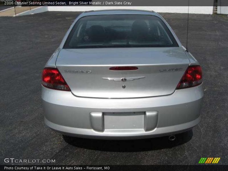 Bright Silver Metallic / Dark Slate Gray 2006 Chrysler Sebring Limited Sedan