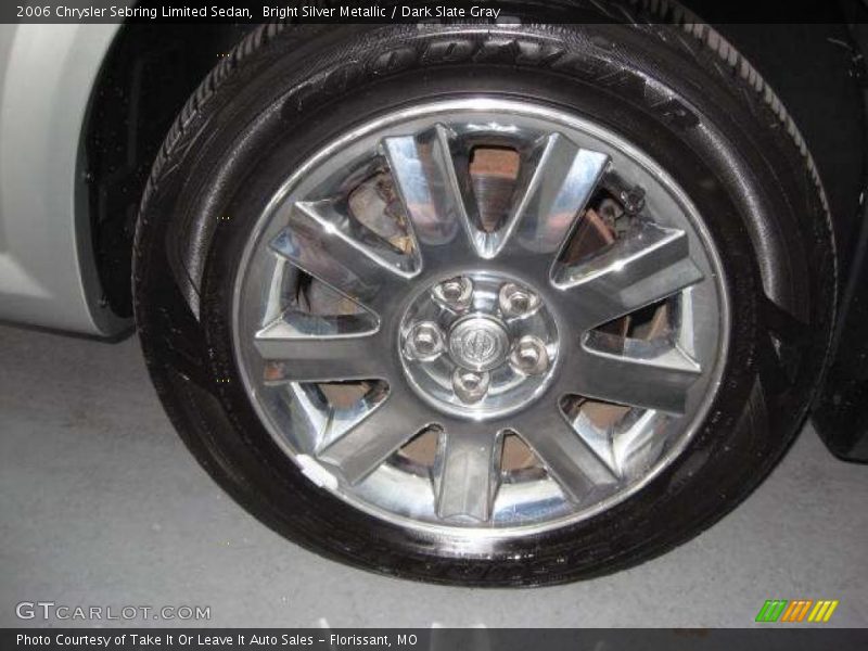 Bright Silver Metallic / Dark Slate Gray 2006 Chrysler Sebring Limited Sedan
