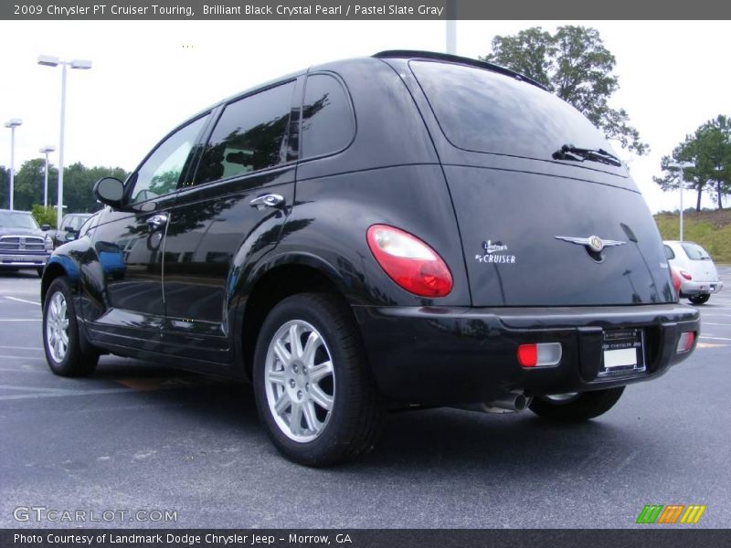 Brilliant Black Crystal Pearl / Pastel Slate Gray 2009 Chrysler PT Cruiser Touring