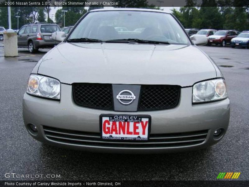 Bronze Shimmer Metallic / Charcoal 2006 Nissan Sentra 1.8 S