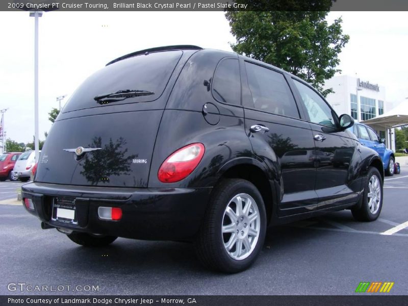 Brilliant Black Crystal Pearl / Pastel Slate Gray 2009 Chrysler PT Cruiser Touring
