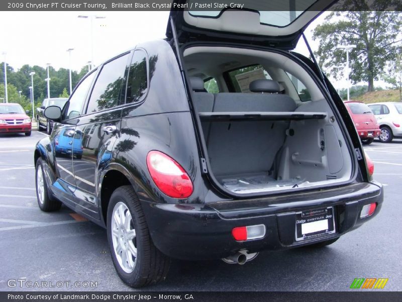 Brilliant Black Crystal Pearl / Pastel Slate Gray 2009 Chrysler PT Cruiser Touring