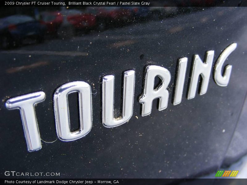 Brilliant Black Crystal Pearl / Pastel Slate Gray 2009 Chrysler PT Cruiser Touring