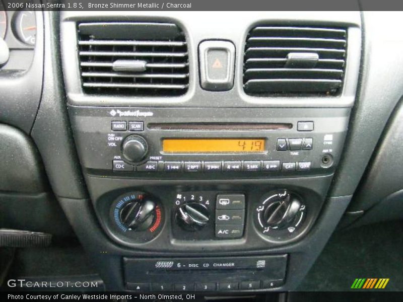 Bronze Shimmer Metallic / Charcoal 2006 Nissan Sentra 1.8 S