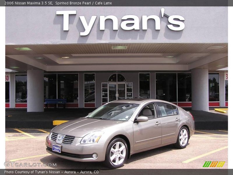 Spirited Bronze Pearl / Cafe Latte 2006 Nissan Maxima 3.5 SE