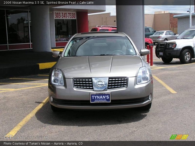 Spirited Bronze Pearl / Cafe Latte 2006 Nissan Maxima 3.5 SE