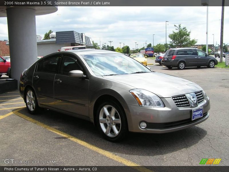 Spirited Bronze Pearl / Cafe Latte 2006 Nissan Maxima 3.5 SE
