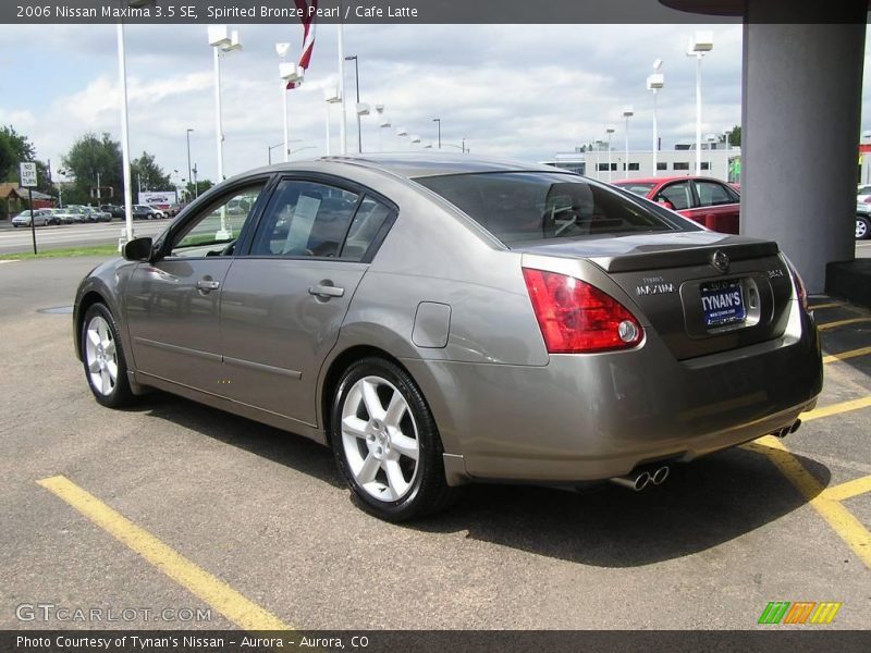 Spirited Bronze Pearl / Cafe Latte 2006 Nissan Maxima 3.5 SE