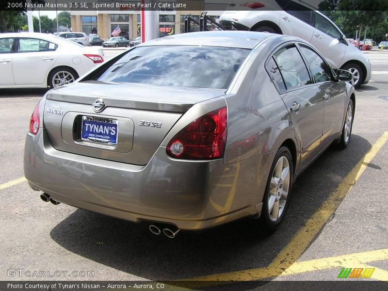 Spirited Bronze Pearl / Cafe Latte 2006 Nissan Maxima 3.5 SE