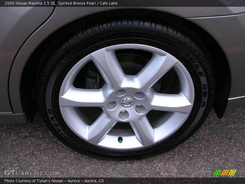 Spirited Bronze Pearl / Cafe Latte 2006 Nissan Maxima 3.5 SE