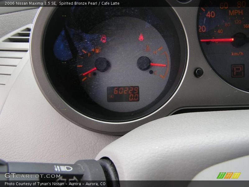 Spirited Bronze Pearl / Cafe Latte 2006 Nissan Maxima 3.5 SE