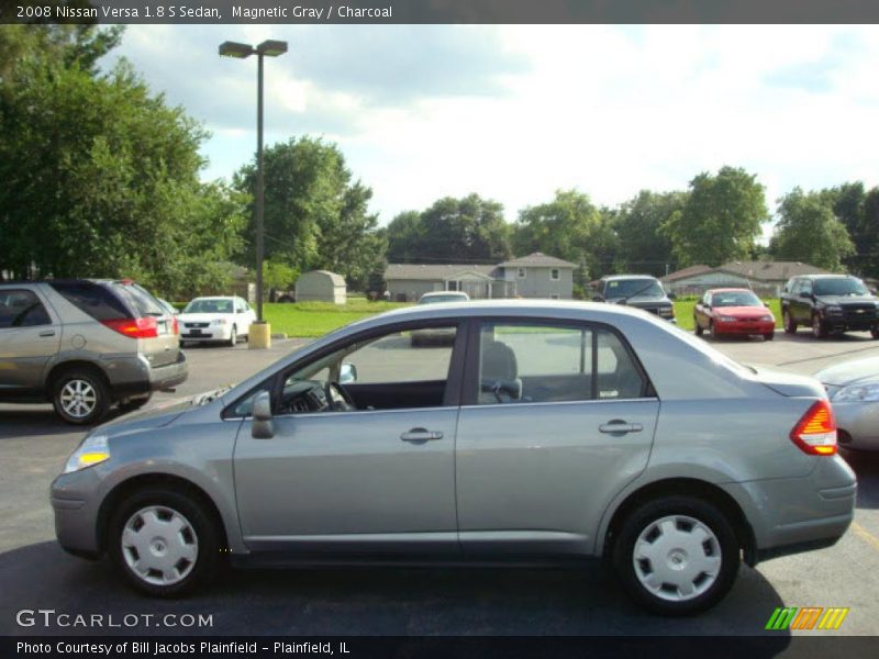 Magnetic Gray / Charcoal 2008 Nissan Versa 1.8 S Sedan